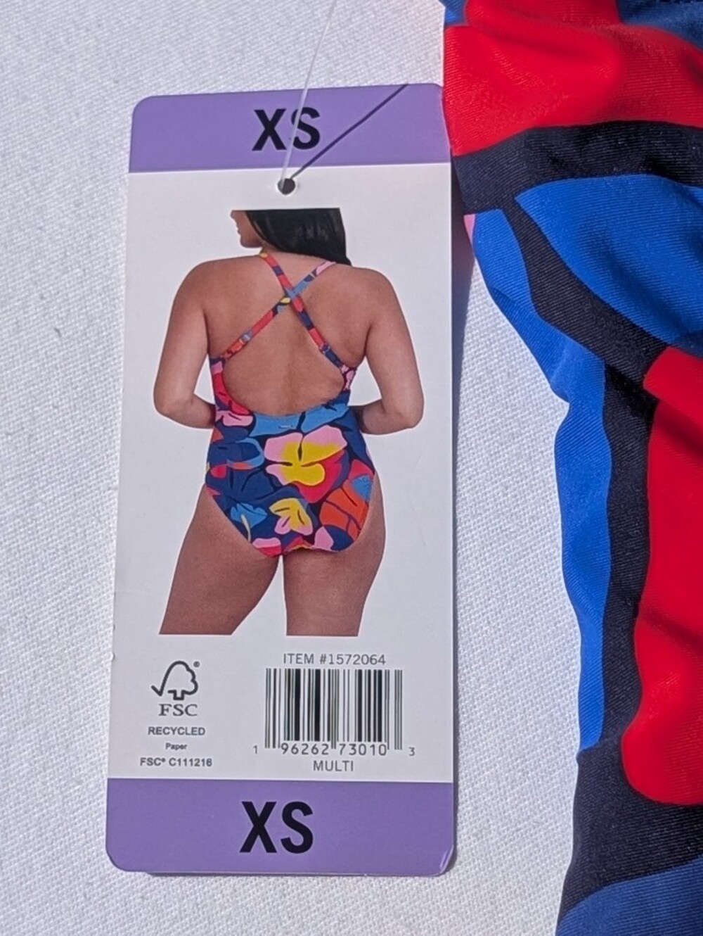 Nautica Girls' Bright Multicolor One-Piece Swimsuit Size XS - Picture 4 of 14